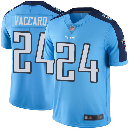 Tennessee Titans Limited Light Blue Men Kenny Vaccaro Jersey NFL Football #24 Rush Vapor Untouchable